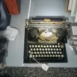 Black Vintage Typewriter